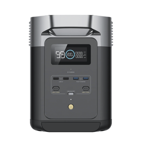 ECOFLOW Estación de Energía Portátil Delta 2 1024Wh Litio LFP / 6 AC 1800 W